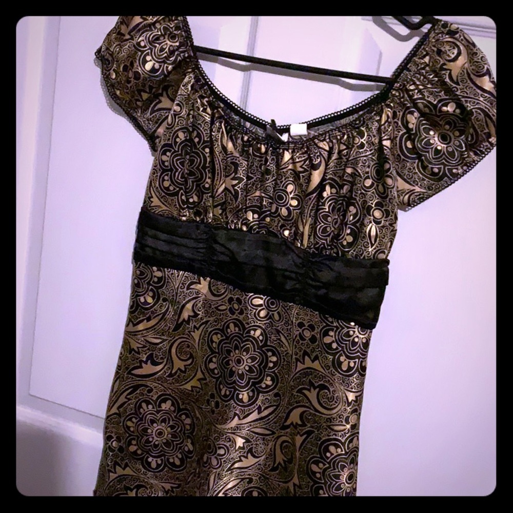 Gold blouse